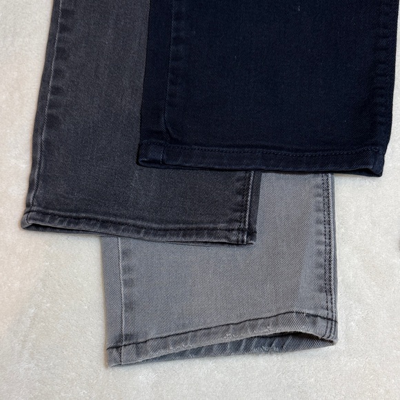 Mott & Bow Black, Dark Gray, and Light Gray Jeans. 32. Three pair. - Picture 9 of 12